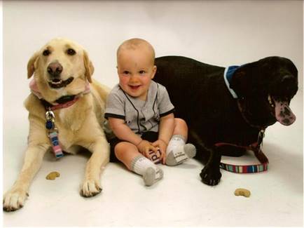 Description: Chalire Laney and Joey 6-2008 (Small)